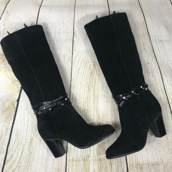 Antonio Melani Binx Studded Suede Dress Boots - Picture 3 of 6